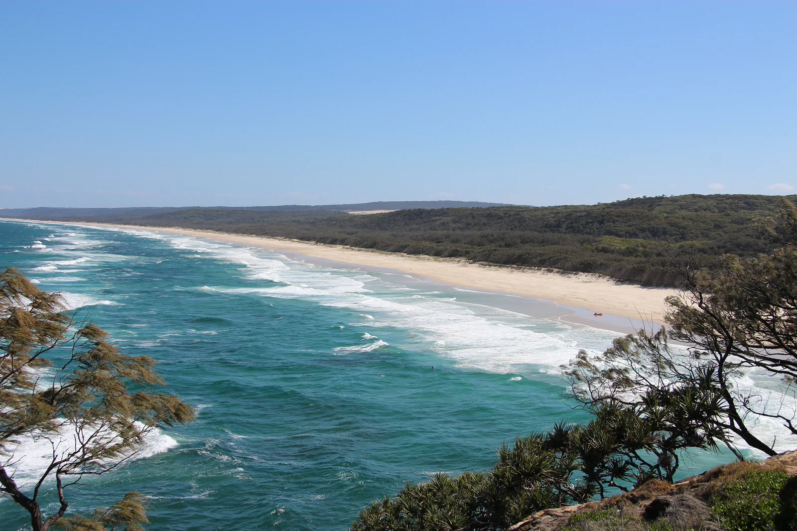 Coastal headland on Minjerribah North Stradbroke Island