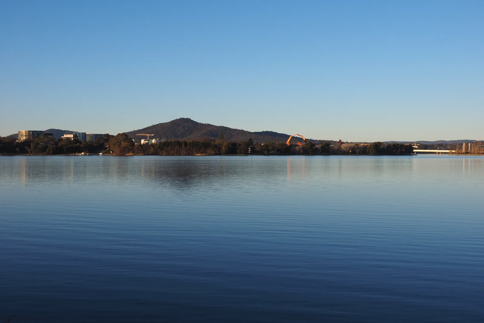Lake Burley Griffin and Canberra landmarks