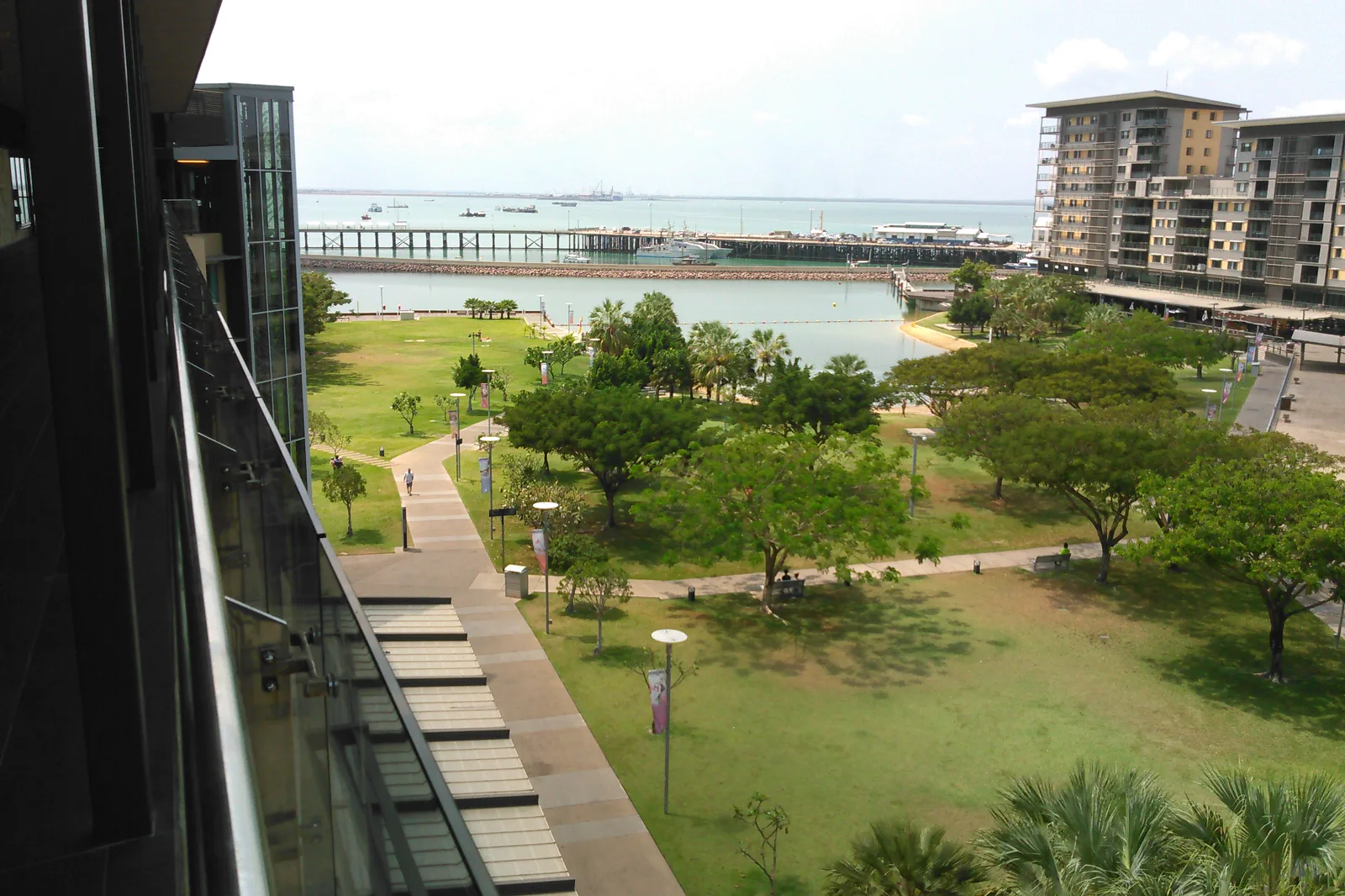 Darwin waterfront in the tropical Top End