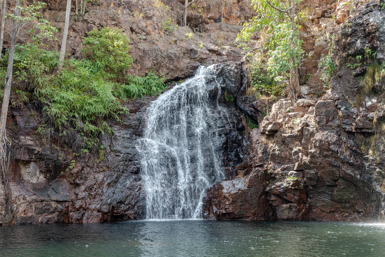 Waterfall and plunge pool in Litchfield National Park