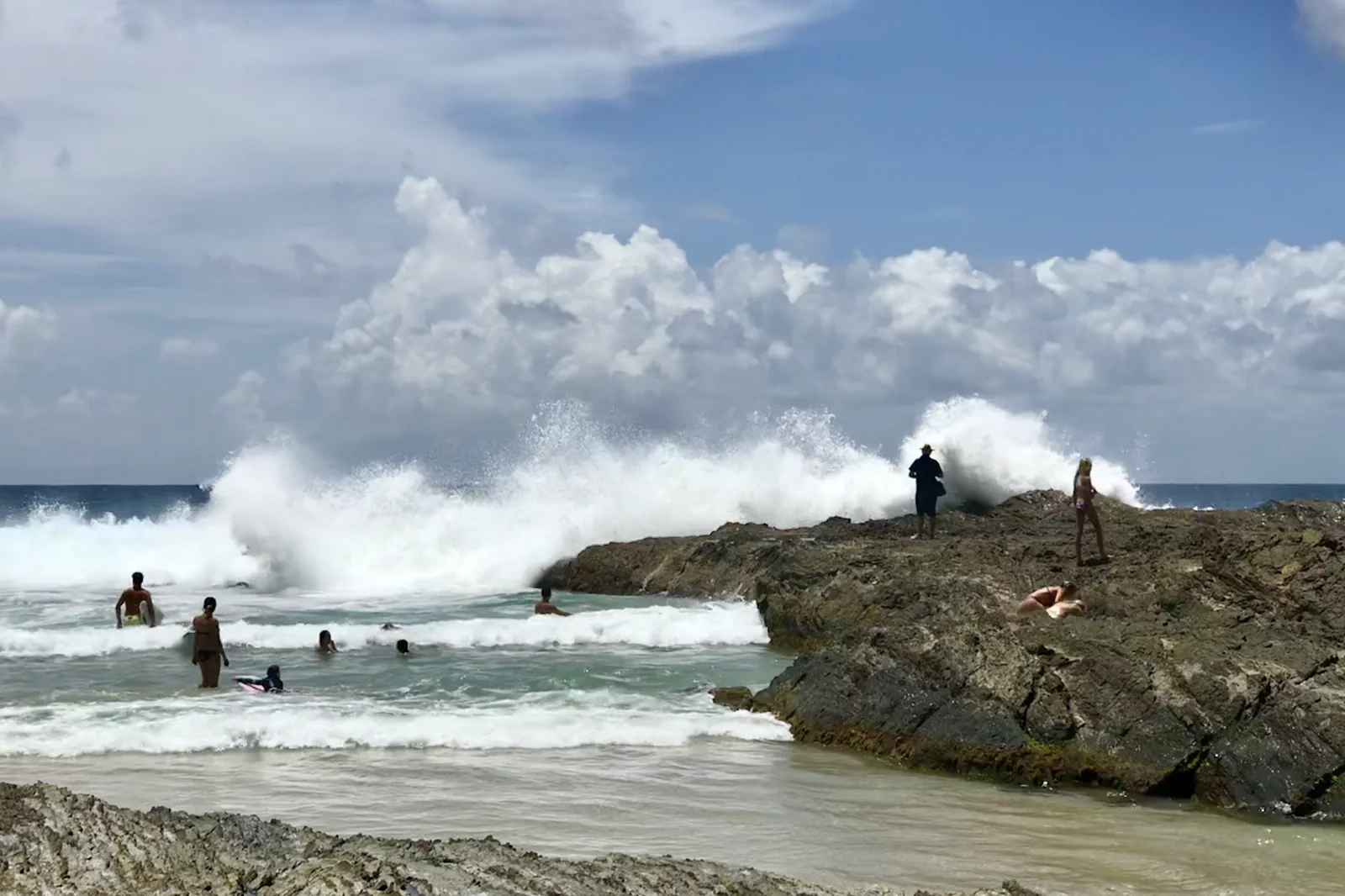 Snapper Rocks and the Coolangatta coastline