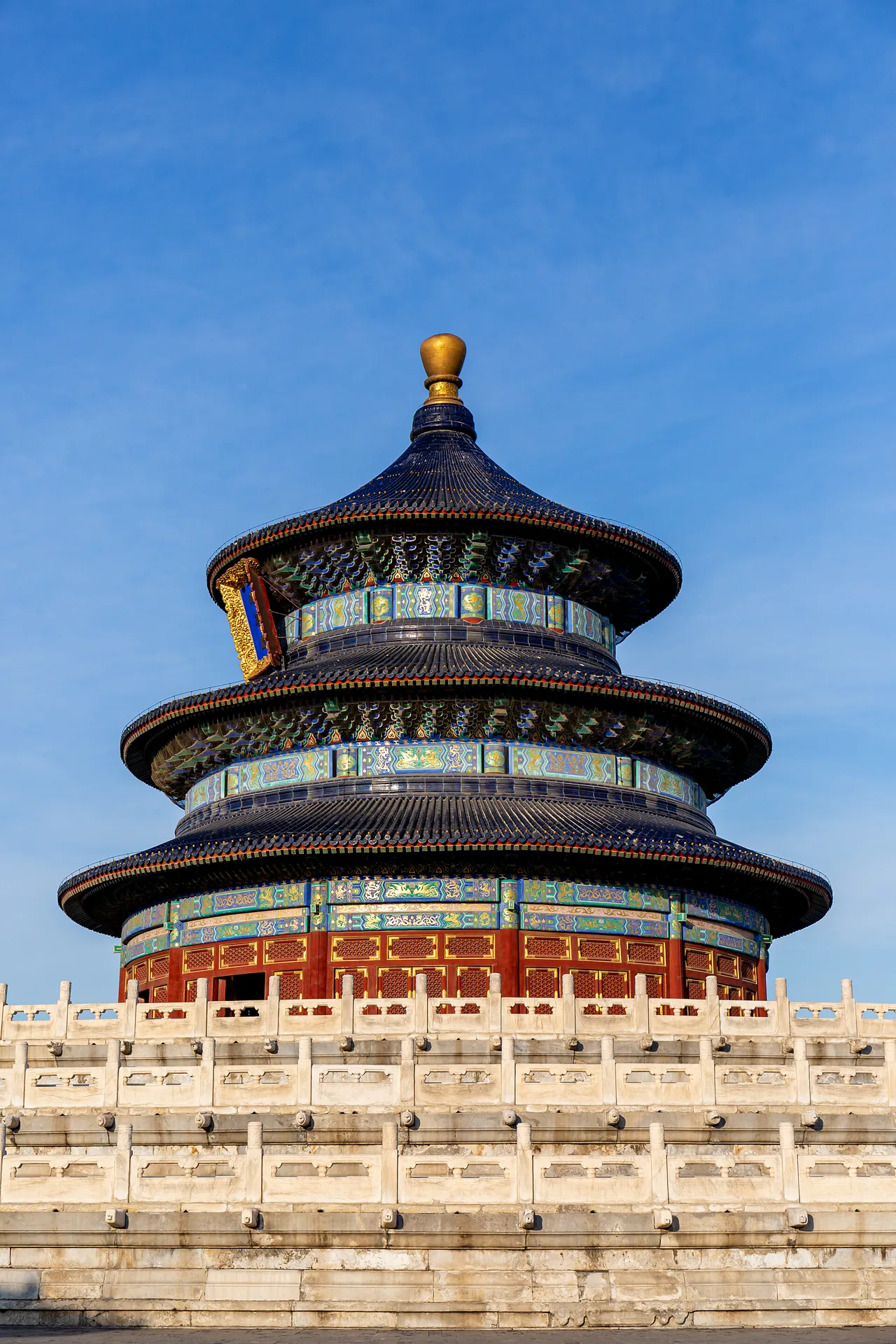 Blue tiled Hall of Prayer for Good Harvests at the Temple of Heaven