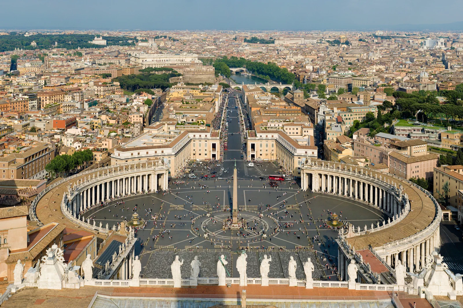 Saint Peter’s Square and Basilica in Vatican City