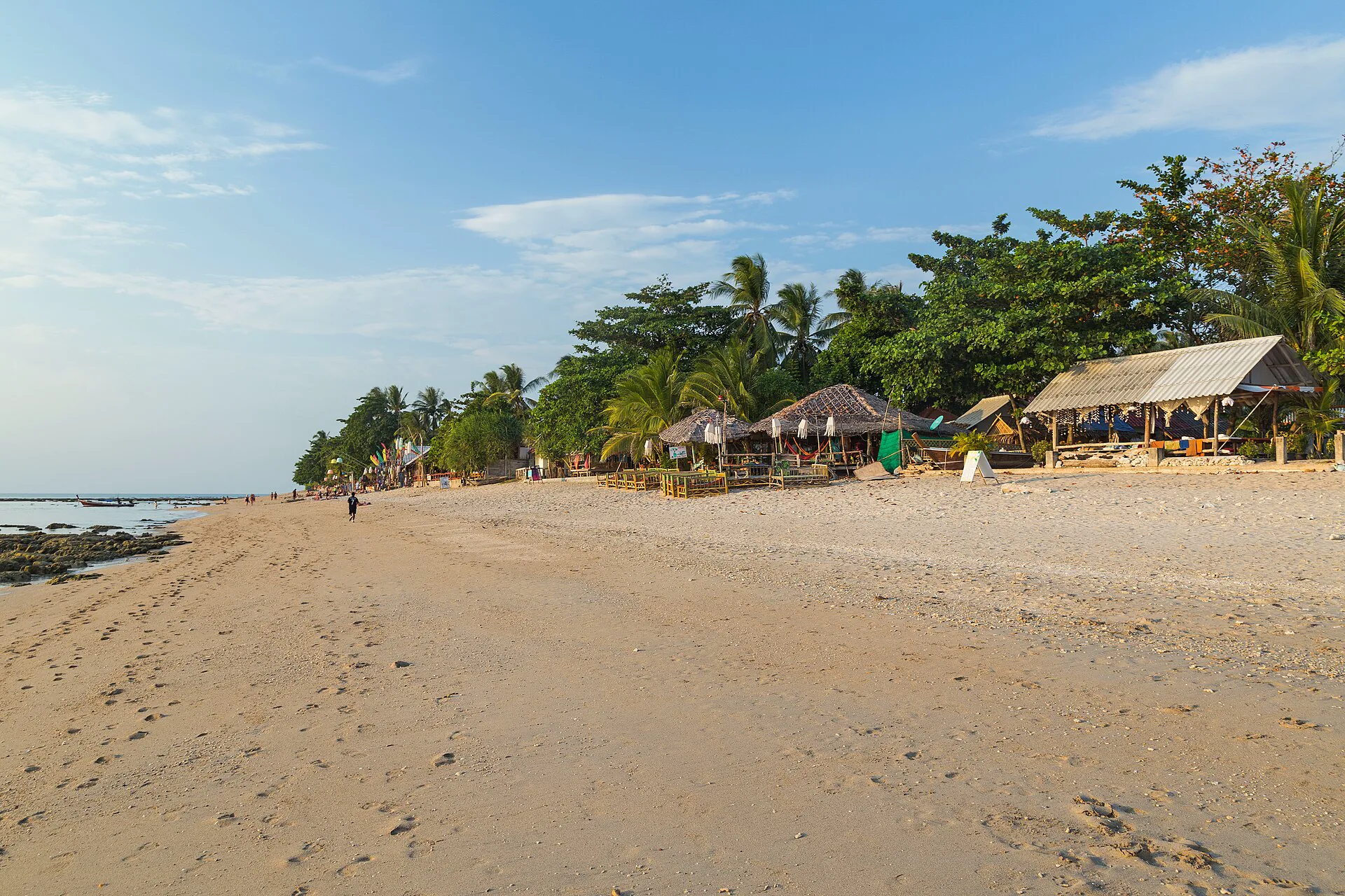 Klong Khong Beach on the west coast of Ko Lanta Yai
